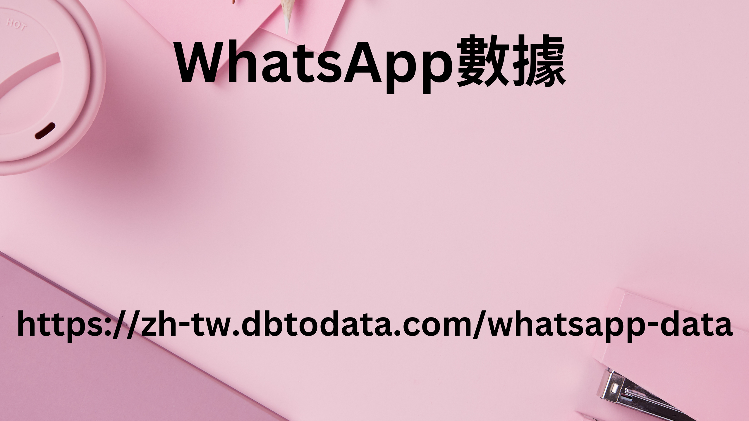 WhatsApp數據